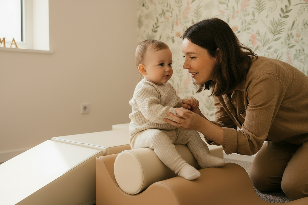 Kleine Avonturier Baby Speelset met glijbaan 5-delig