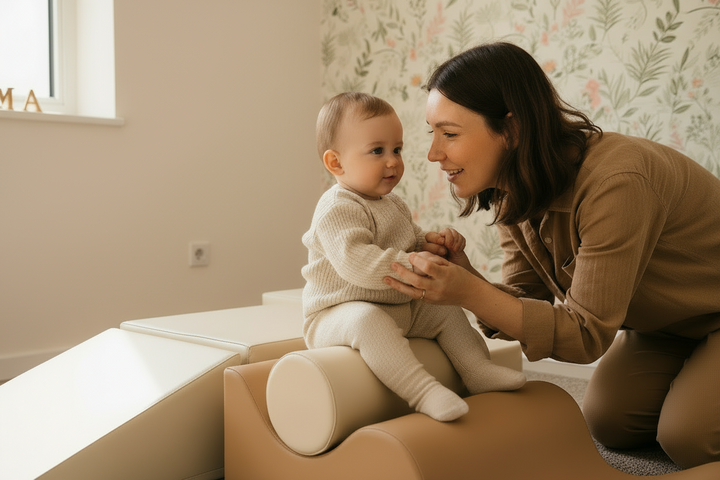 Kleine Avonturier Baby Speelset met glijbaan 5-delig
