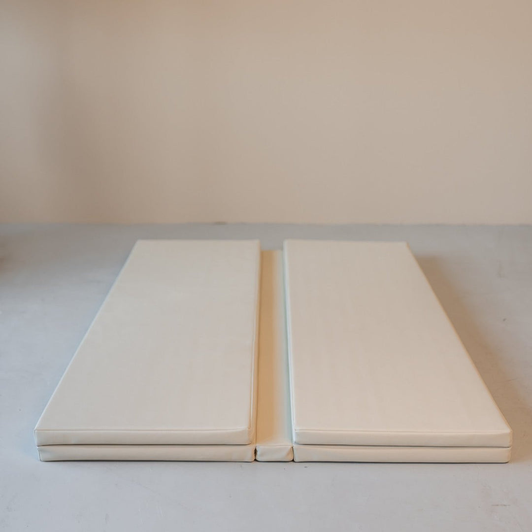 HENVAE® Speelmat 200×140 cm – ruime, 4 cm dikke foam speelmat in neutrale tinten voor baby's en peuters