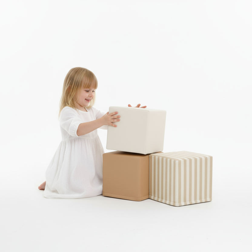 Grote Stapelblokken Sand Stripe