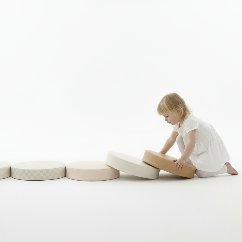 HENVAE foam stapelkussens speelset van 5 kussens