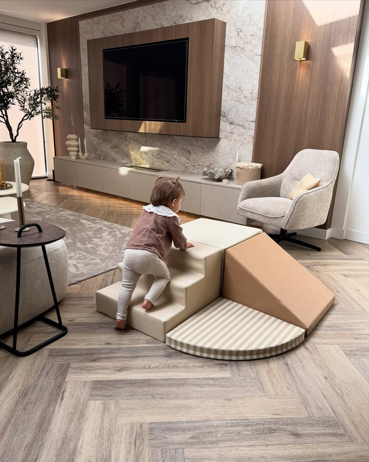 KLIM & KLAUTER PEUTER SPEELSET SAND STRIPE