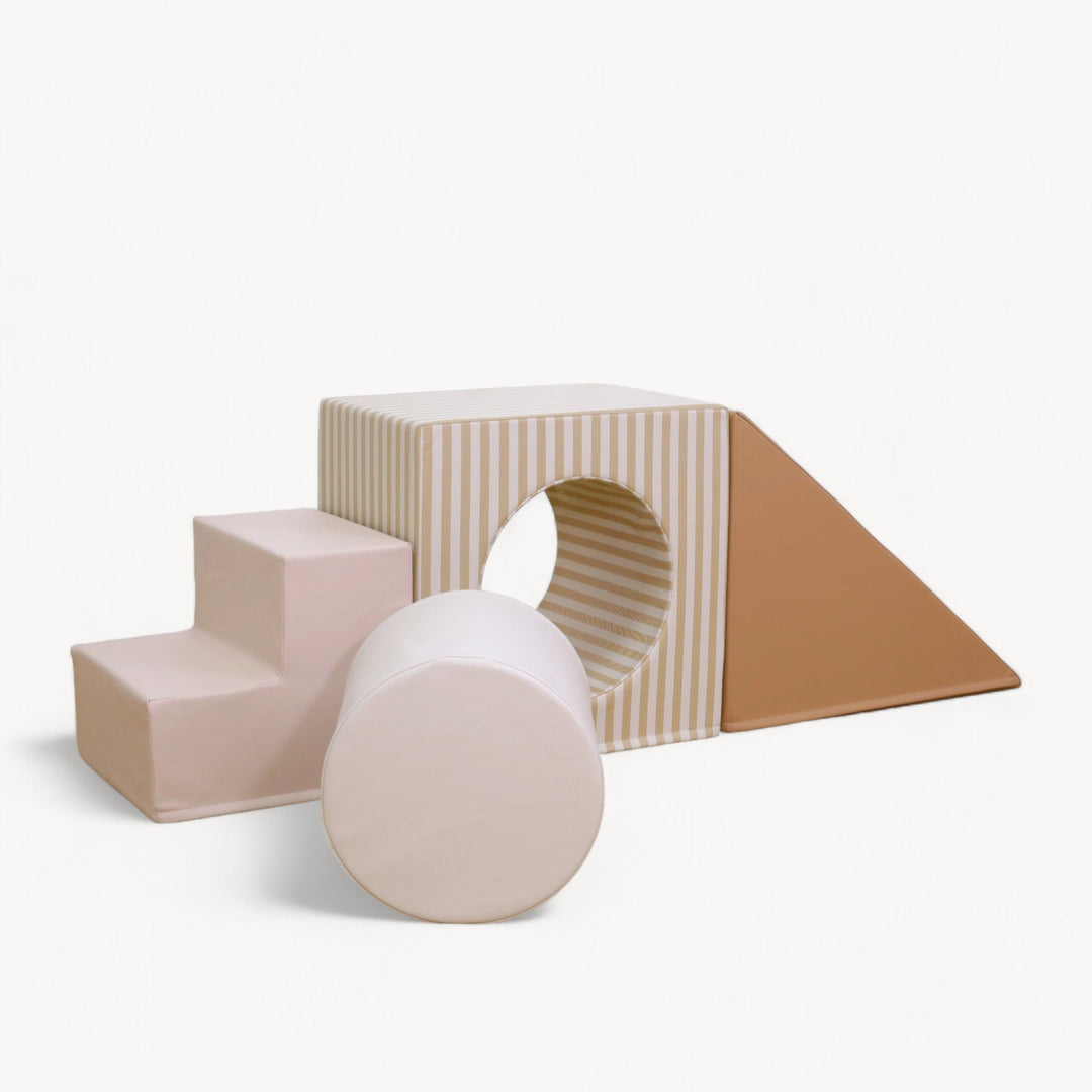 PRE - ORDER - SOFTPLAY BLOK SPEELSET - SAND STRIPE - HENVAE