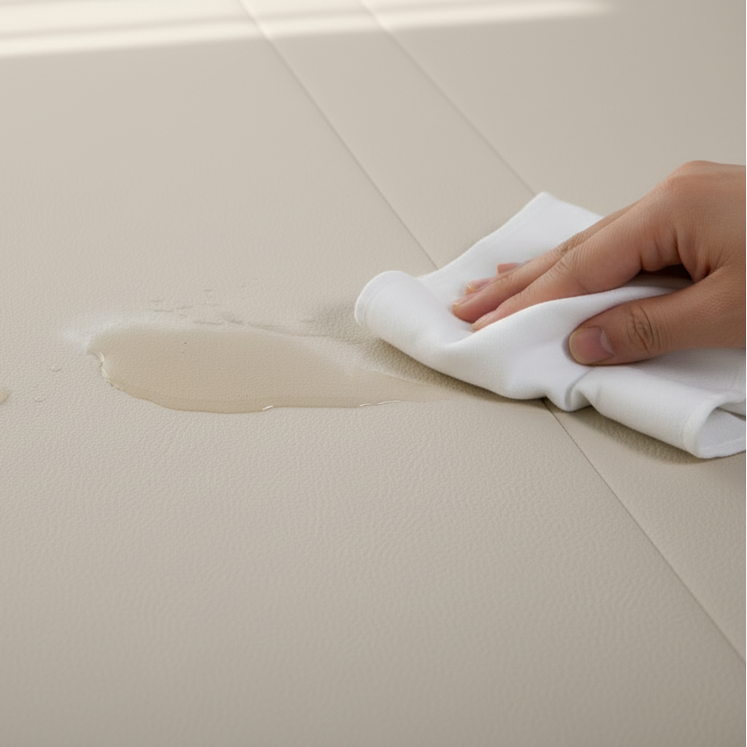 Makkelijk schoon te maken met een doekje.
